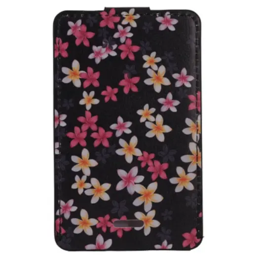 Floral Luggage Tag Close Up